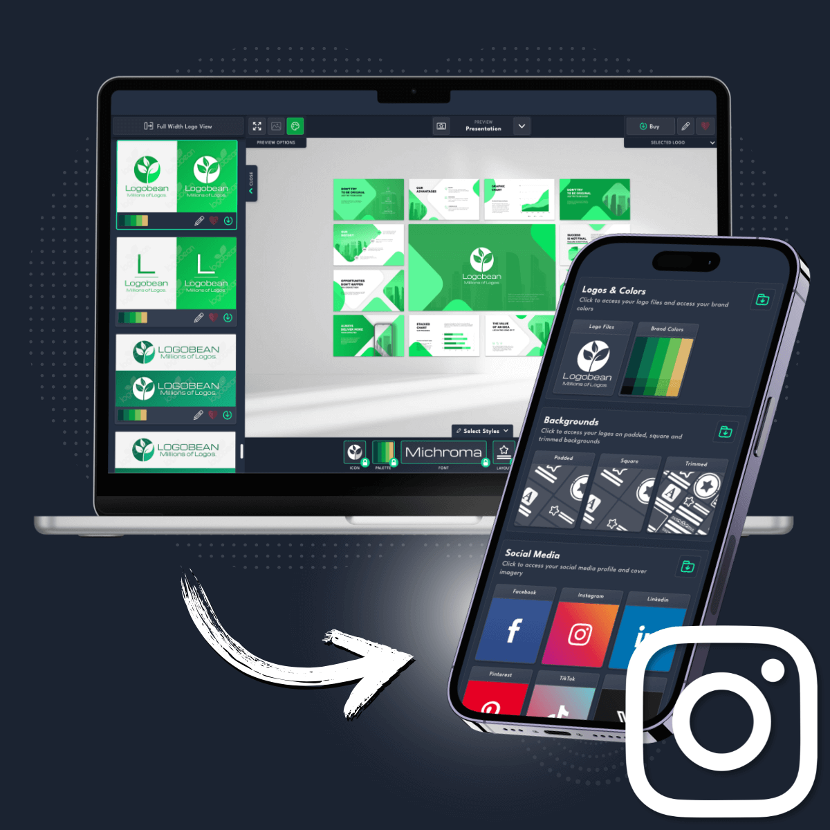 Instagram Logo Maker - Logobean