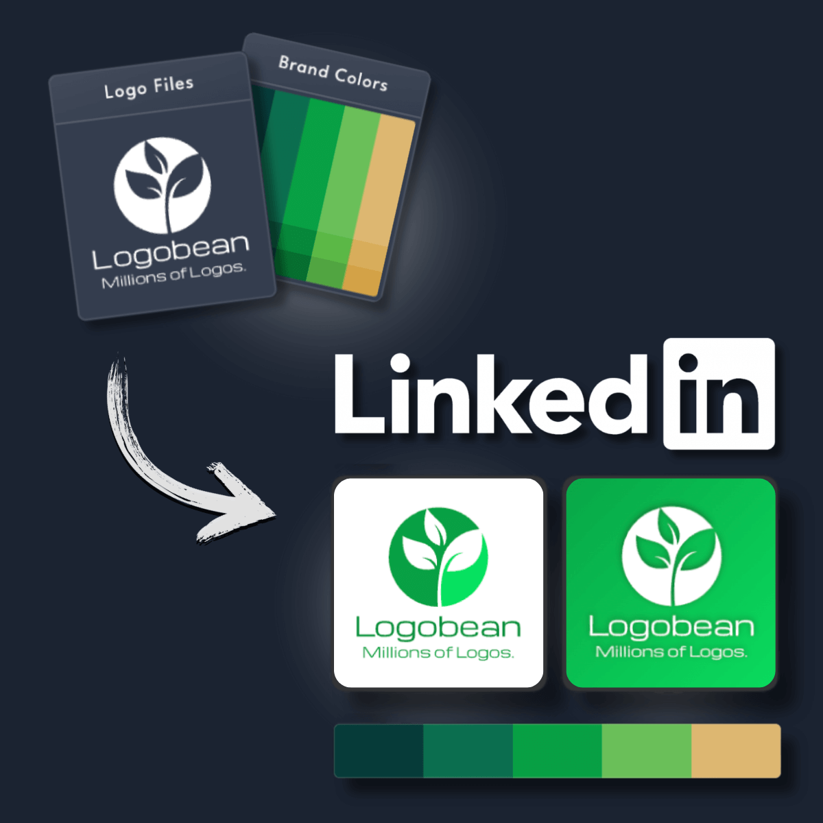 Linkedin Logo Maker upload logo