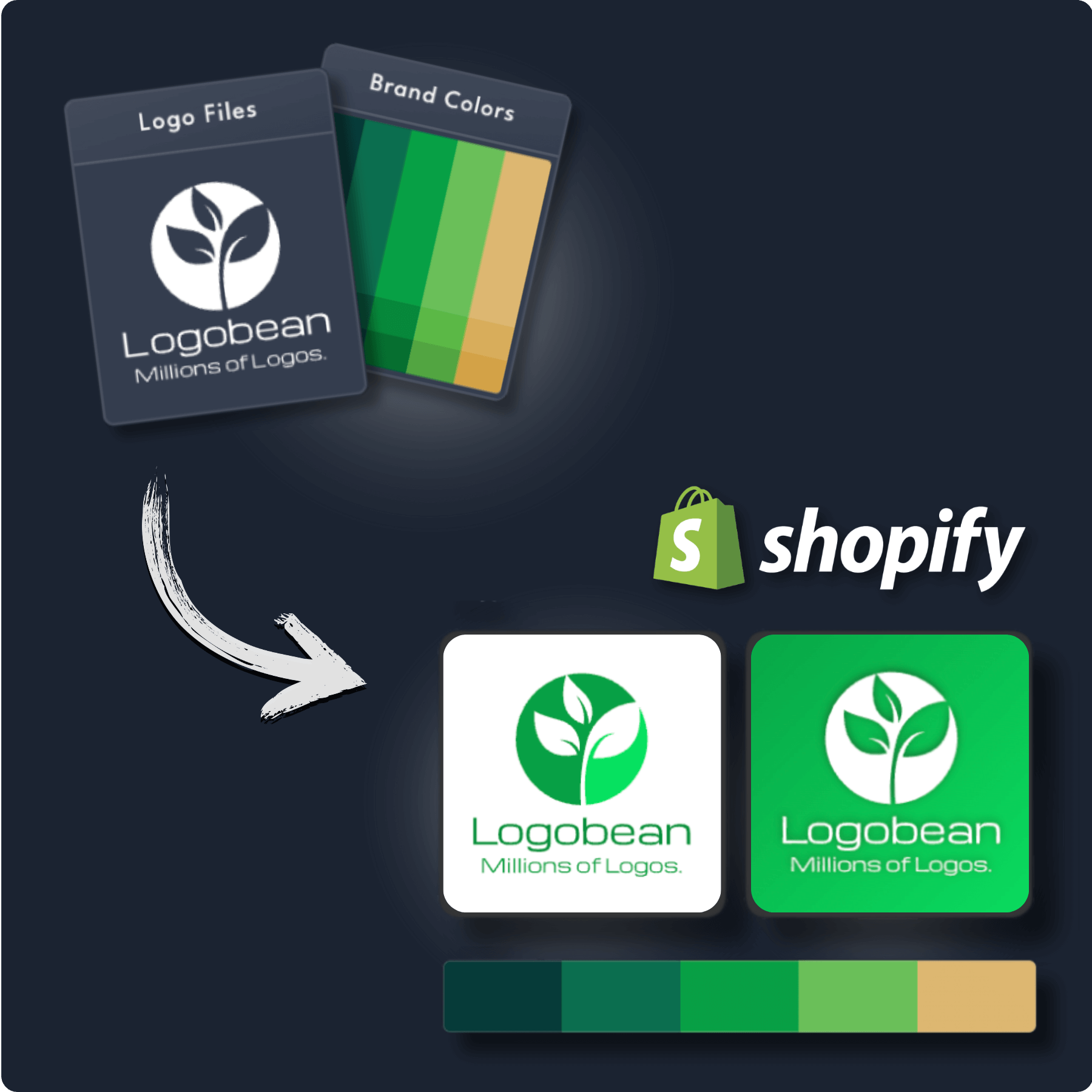 Shopify Logo Maker upload logo