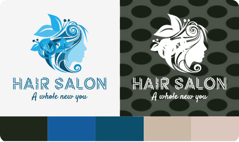 example Hair Salon logo 1